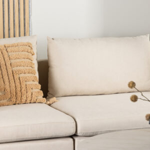 Zero – Canapé 3 places – Beige, Naturel – 83/152 x 83 x 277 cm