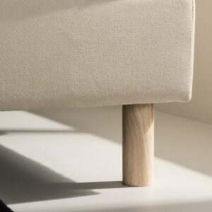 Zero – Canapé 3 places – Beige, Naturel – 83/152 x 83 x 277 cm