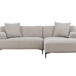 Viskan – Canapé 3 places – Noir, Gris clair – 92 x 77 x 242 | 158 cm
