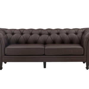 Ätran – Canapé 3 places – Noir, Marron – 95 x 76 x 226 cm
