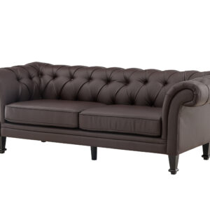 Ätran – Canapé 3 places – Noir, Marron – 95 x 76 x 226 cm