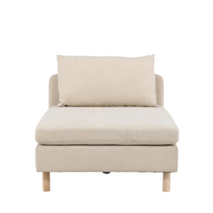 Zero – Module de canapé – Beige, Naturel – 152 x 83 x 94 cm