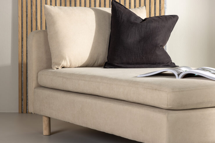 Zero – Module de canapé – Beige, Naturel – 152 x 83 x 94 cm
