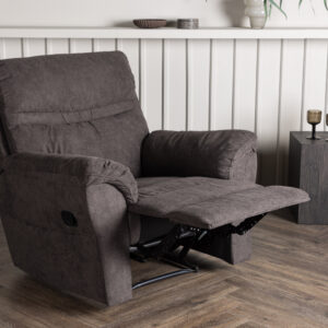 Taranto – Armchair – Noir, Marron – 96 x 102 x 96 cm