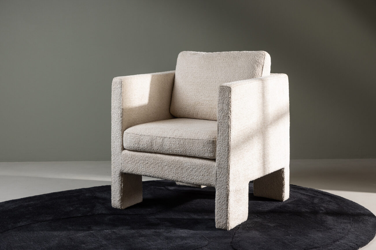 Ragusa – Armchair – Blanc – 74 x 87 x 80 cm