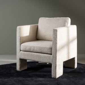 Ragusa – Armchair – Blanc – 74 x 87 x 80 cm
