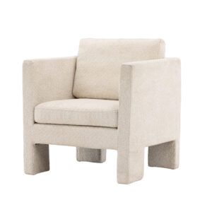 Ragusa – Armchair – Blanc – 74 x 87 x 80 cm