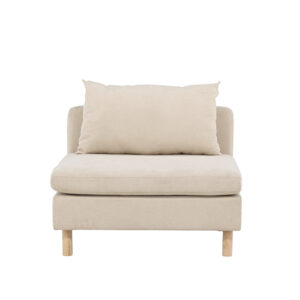 Zero – Module de canapé – Beige, Naturel – 102 x 83 x 94 cm