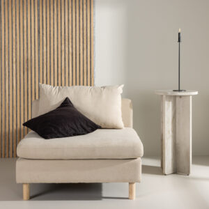 Zero – Module de canapé – Beige, Naturel – 102 x 83 x 94 cm