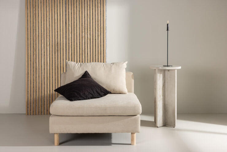 Zero – Module de canapé – Beige, Naturel – 102 x 83 x 94 cm