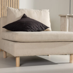 Zero – Module de canapé – Beige, Naturel – 102 x 83 x 94 cm