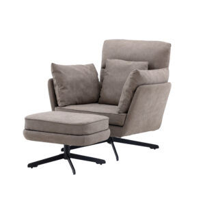 Madrid – Armchair – Noir, Gris – 85 x 93 x 96 cm