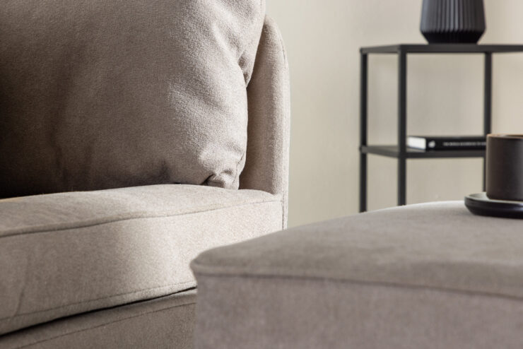 Madrid – Armchair – Noir, Gris – 85 x 93 x 96 cm