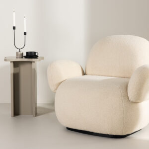 Sevilla – Armchair – Beige, Noir – 84 x 87 x 105 cm