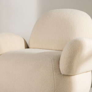 Sevilla – Armchair – Beige, Noir – 84 x 87 x 105 cm