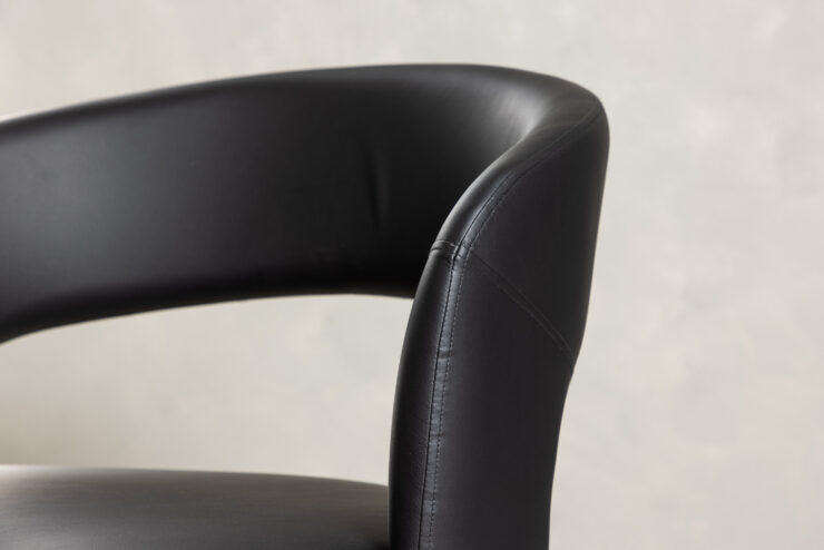 Mundo – Armchair – Noir – 71 x 78 x 75 cm