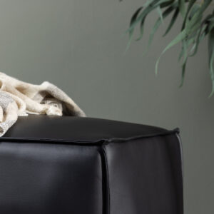 Palermo – Pouf – Noir – 119 x 47 x 59 cm
