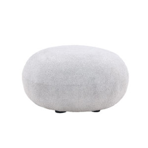 Bologna – Pouf – Gris clair – 74 x 40 x 74 cm