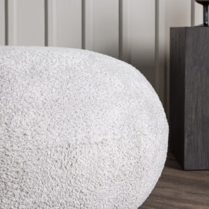 Bologna – Pouf – Gris clair – 74 x 40 x 74 cm