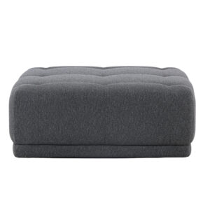 Turin – Pouf – Gris foncé – 100 x 40 x 100 cm