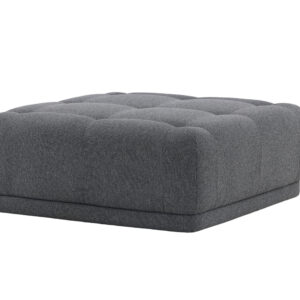 Turin – Pouf – Gris foncé – 100 x 40 x 100 cm