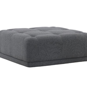 Turin – Pouf – Gris foncé – 100 x 40 x 100 cm