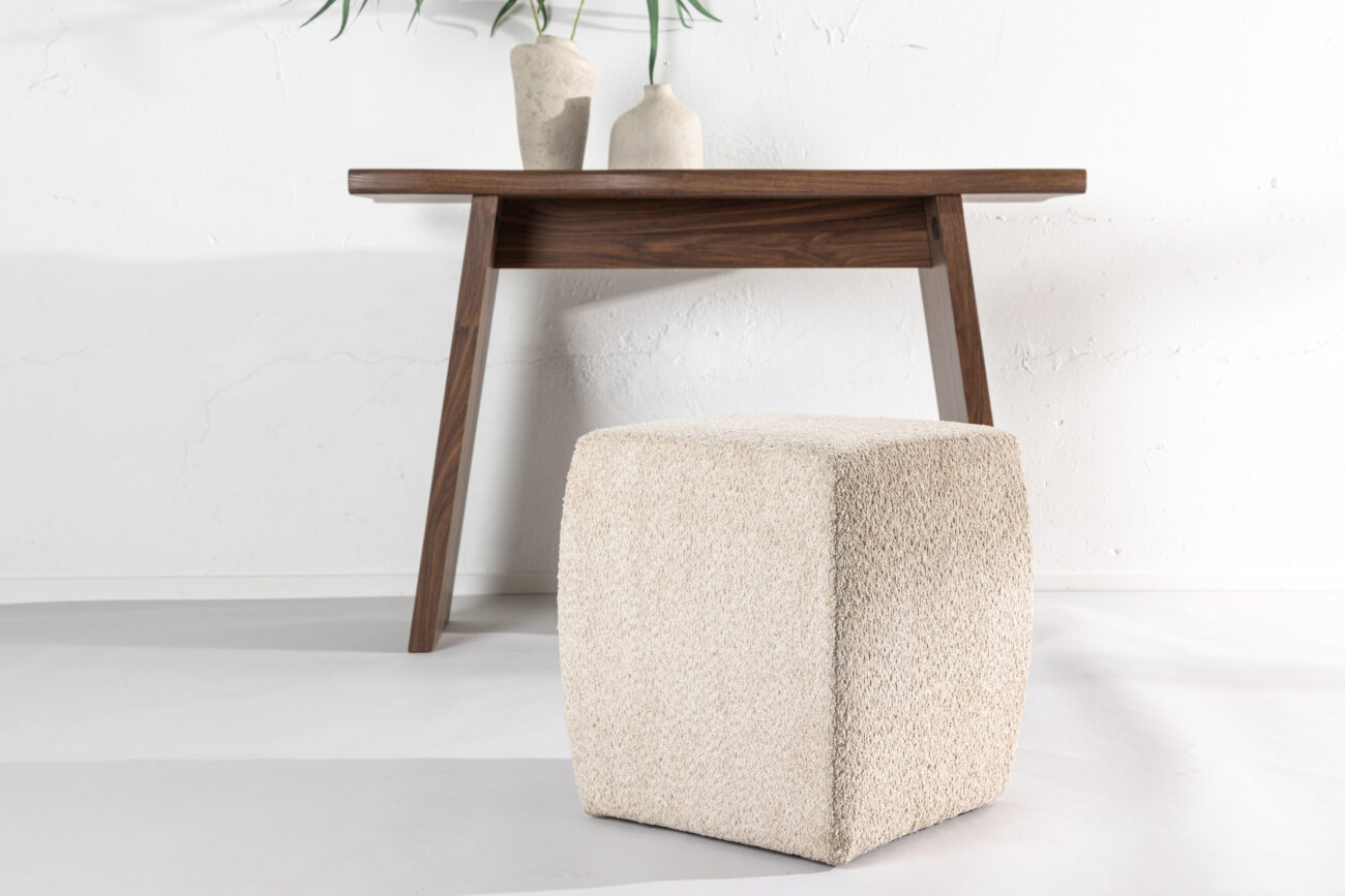 Neapel – Pouf – Beige – 40 x 45 x 40 cm