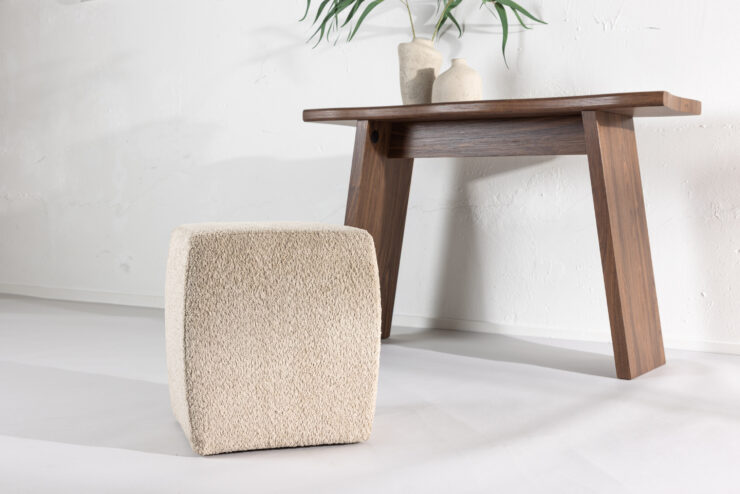 Neapel – Pouf – Beige – 40 x 45 x 40 cm