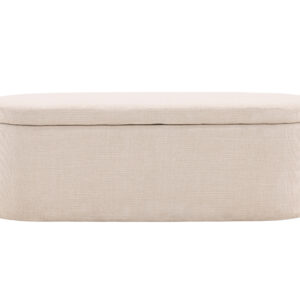 Potenza – Ottoman – Blanc cassé – 130 x 47 x 50 cm