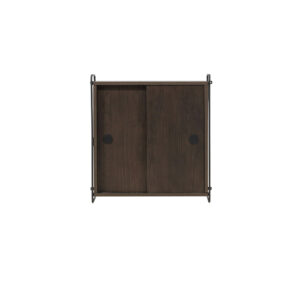 Paris – Meuble de rangement – Noir, Moka – 35 x 68 x 60 cm