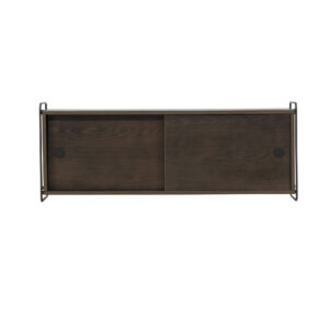 Paris – Meuble de rangement – Noir, Moka – 35 x 48 x 122 cm