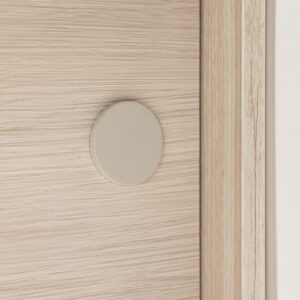 Paris – Meuble de rangement – Beige, Blanchi – 35 x 48 x 122 cm