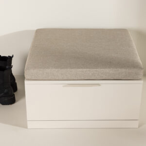 Nice – Cushion Bench – Beige – 60 x 6 x 60 cm