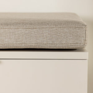 Nice – Cushion Bench – Beige – 60 x 6 x 60 cm