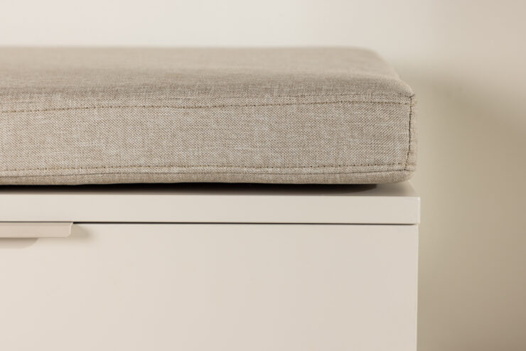 Nice – Cushion Bench – Beige – 60 x 6 x 60 cm