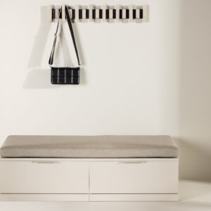 Nice – Cushion Bench – Beige – 60 x 6 x 120 cm