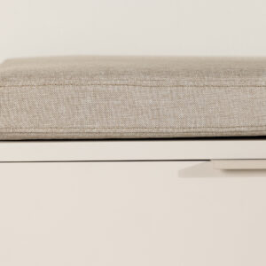 Nice – Cushion Bench – Beige – 60 x 6 x 120 cm