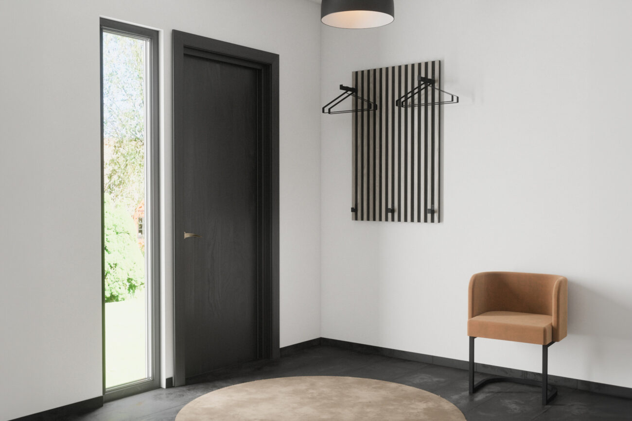 Nimes – Porte-manteau – Noir – 21 x 11 x 3 cm