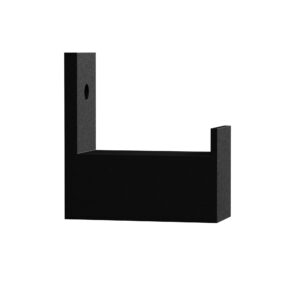 Nimes – Porte-manteau – Noir – 6 x 8 x 3 cm