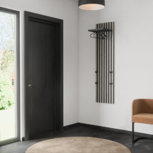 Nimes – Porte-manteau – Noir – 3 x 18 x 43 cm
