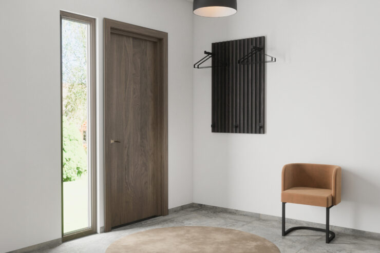 Nimes – Porte-manteau – Noir – 3 x 18 x 43 cm