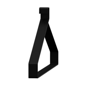 Nimes – Porte-manteau – Noir – 3 x 18 x 43 cm