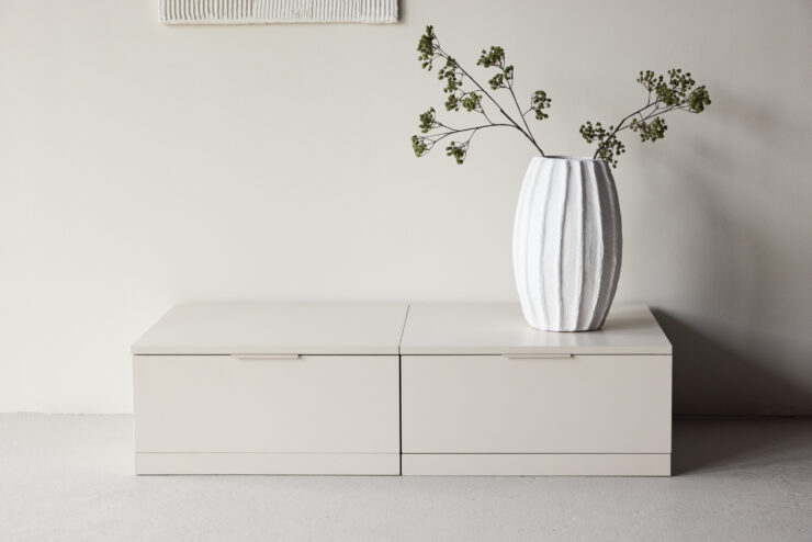 Nice – Commode – Beige – 60 x 29 x 60 cm