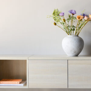 Nomi – Meuble TV – Blanchi – 45 x 35 x 180 cm