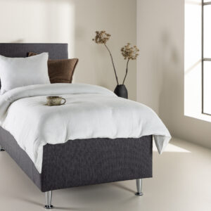 Mesa – Single Bed – Gris foncé, Champagne – 200 x 66 x 90 cm