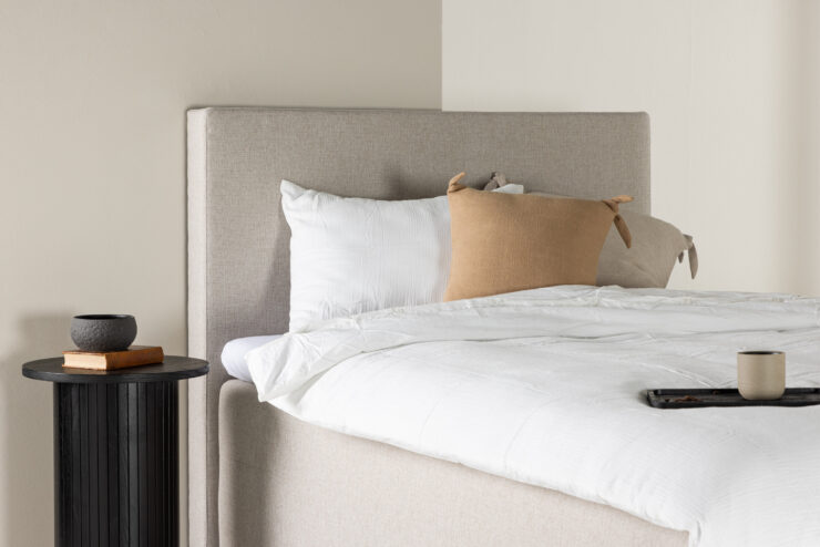 Mesa – Single Bed – Beige, Champagne – 200 x 66 x 120 cm