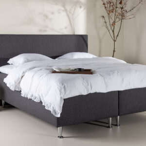 Mesa – Double Bed – Gris foncé, Champagne – 200 x 66 x 180 cm