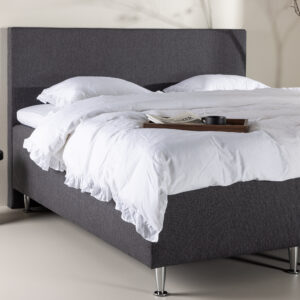 Mesa – Double Bed – Gris foncé, Champagne – 200 x 66 x 180 cm