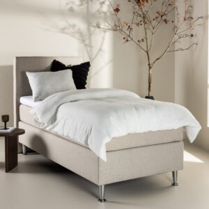 Toledo – Single Bed – Beige, Champagne – 200 x 66 x 90 cm