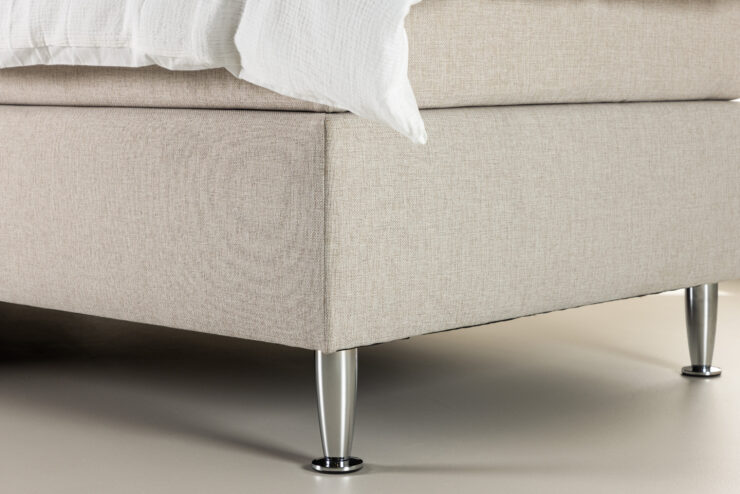 Toledo – Single Bed – Beige, Champagne – 200 x 66 x 90 cm